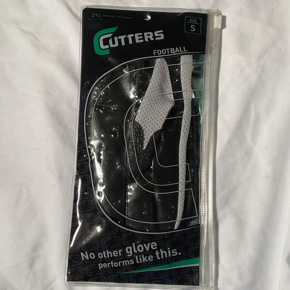 Cutter & Buck Black Football Gloves